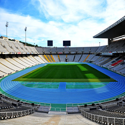 Хорошая цена EPDM SBR Athletic Synthetic Track Sandwich System With IAAF Approved онлайн