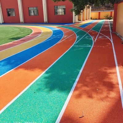 следы толщины 13mm атлетические бежать с материалом зерен EPDM SBR