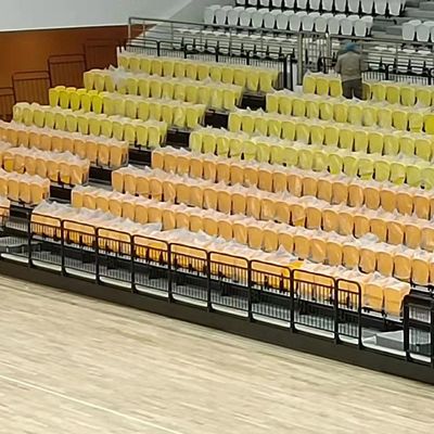 Стена посадочных мест Bleacher 100 мест Retractable прикрепленная для театра концертного зала