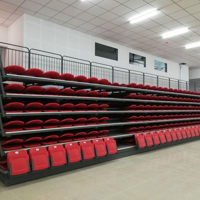 Посадочные места Bleacher HDPE материальные Retractable для спортзала школ