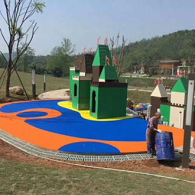Хорошая цена Творческий настил спортзала EPDM резиновый с красным голубым желтым цветом радуги онлайн