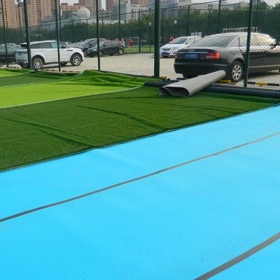На открытом воздухе искусственный амортизатор удара травы, резиновая пенясь поддельная пусковая площадка удара травы