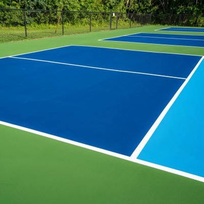 Цвета Pickleball поверхностные подгонянные 	Циновка суда Pickleball резвится настил Pickleball