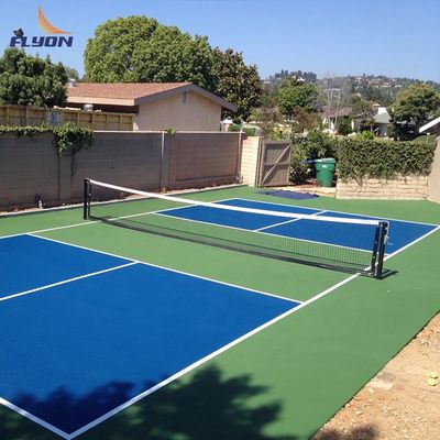 6.56*32.81ft Pickleball Court Mat с 215.23 Sqft Roll Размер 2-3 мм Толщина 2 мм ПВХ основной слой