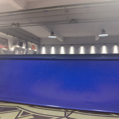 Экологически чистая огнестойкая разделительная штора с системой электрического управления