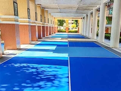 6.56*32.81ft Pickleball Court Mat с 215.23 Sqft Roll Размер 2-3 мм Толщина 2 мм ПВХ основной слой